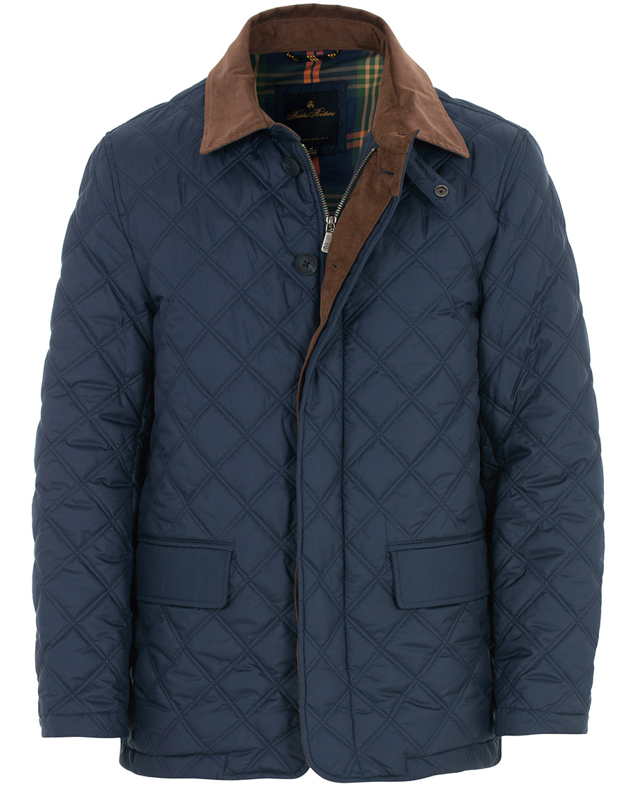Herr | Jackor | Brooks Brothers | Quilted Husky Padded Jacket Navy