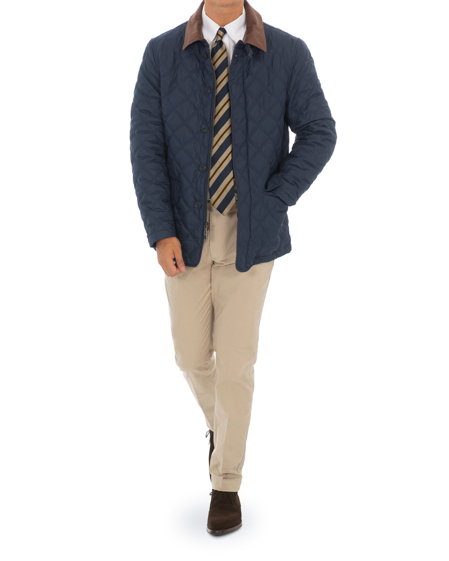 Herr | Jackor | Brooks Brothers | Quilted Husky Padded Jacket Navy
