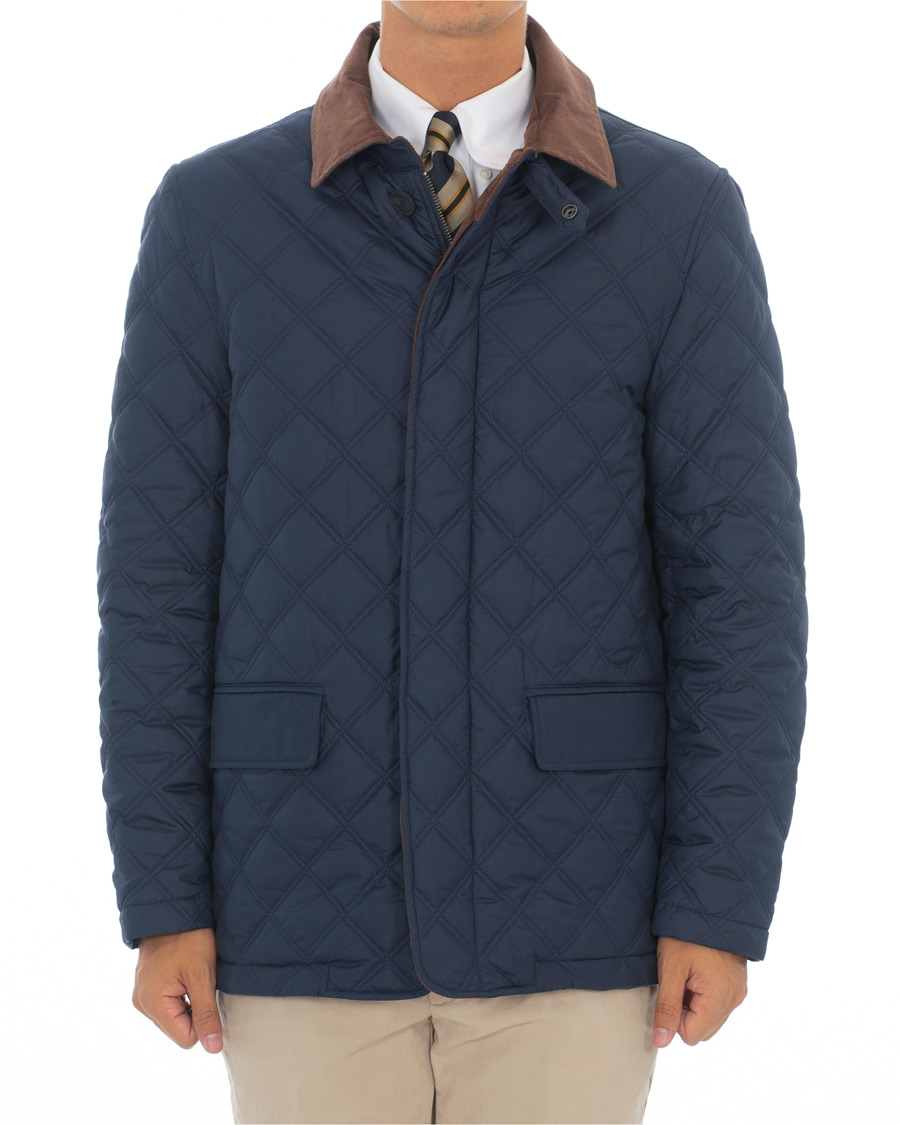 Herr | Jackor | Brooks Brothers | Quilted Husky Padded Jacket Navy