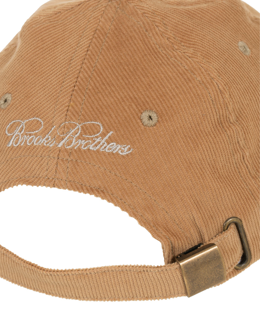 Herr | Brooks Brothers Corduroy Baseball Cap Camel | Brooks Brothers | Corduroy Baseball Cap Camel