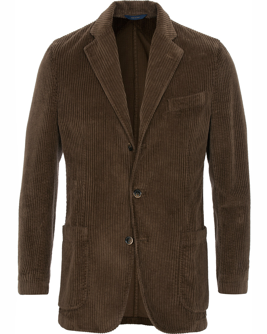Herr | Kavajer | Brooks Brothers | Soft Washed Corduroy Blazer Brown 48