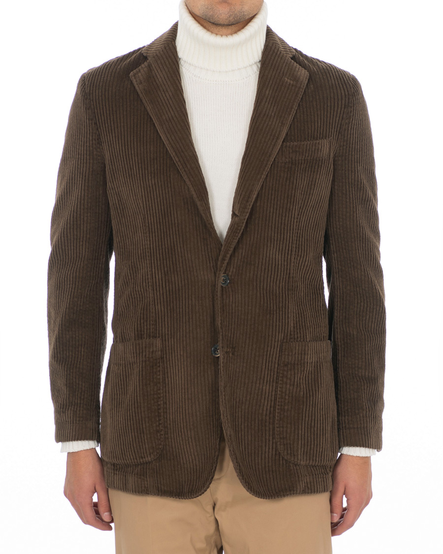 Herr | Kavajer | Brooks Brothers | Soft Washed Corduroy Blazer Brown 48