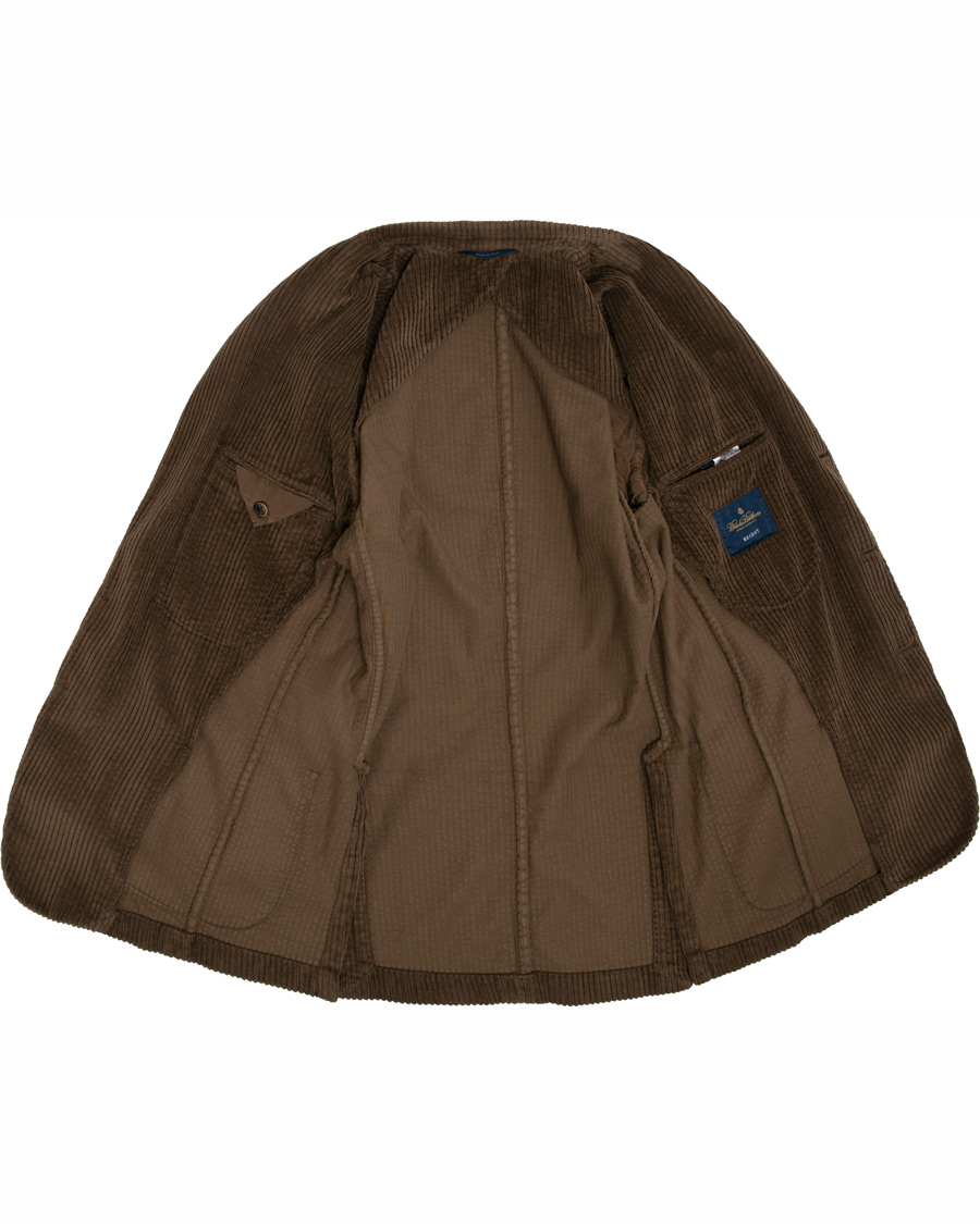 Herr | Kavajer | Brooks Brothers | Soft Washed Corduroy Blazer Brown 48