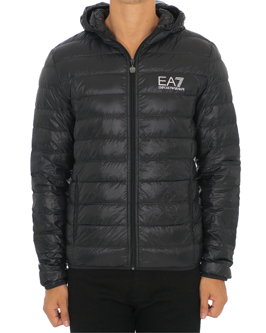 Herr | Jackor | EA7 | Train Core Light Down Hoodie Jacket Black