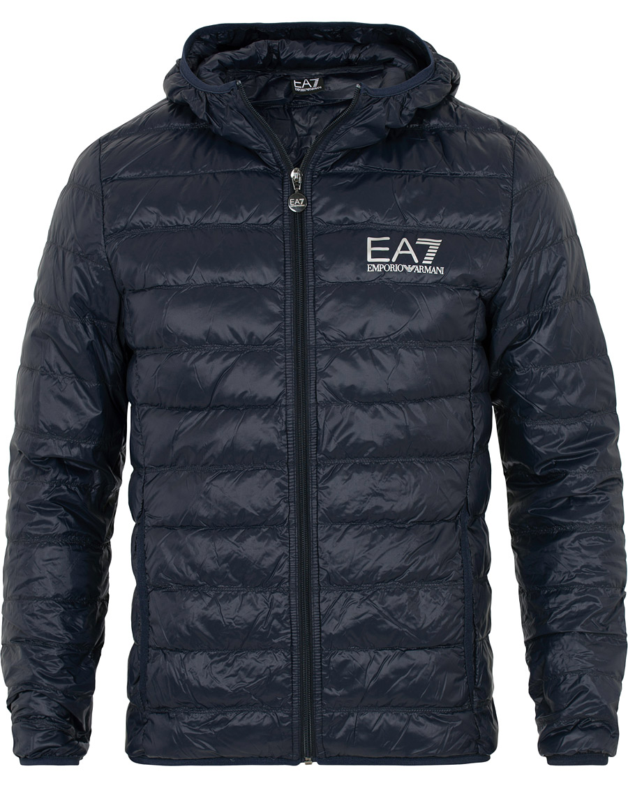 Herr | Jackor | EA7 | Train Core Light Down Hoodie Jacket Navy