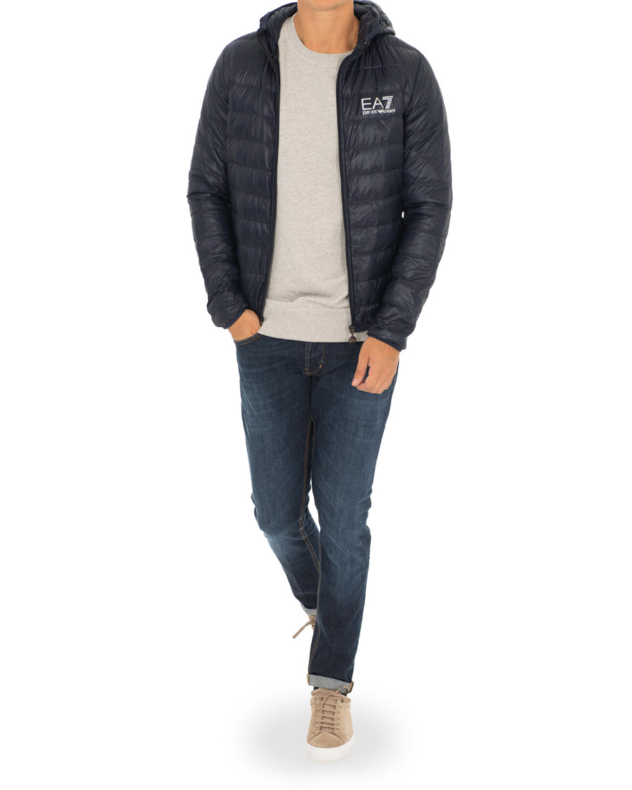 Herr | Jackor | EA7 | Train Core Light Down Hoodie Jacket Navy