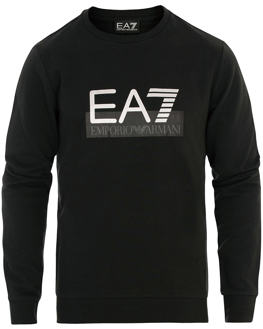 Herr | Tröjor | EA7 | Crew Neck Sweatshirt Black
