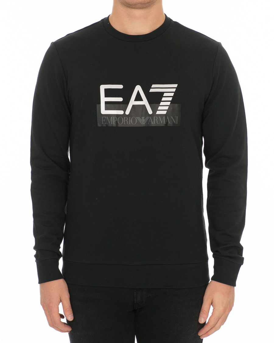 Herr | Tröjor | EA7 | Crew Neck Sweatshirt Black