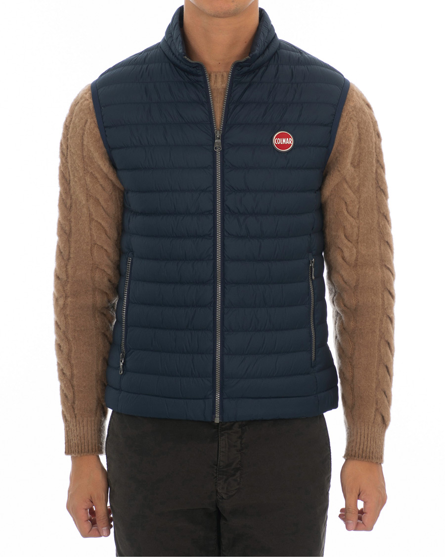 Herr | Jackor | Colmar | Floid Lightweight Down Vest Navy