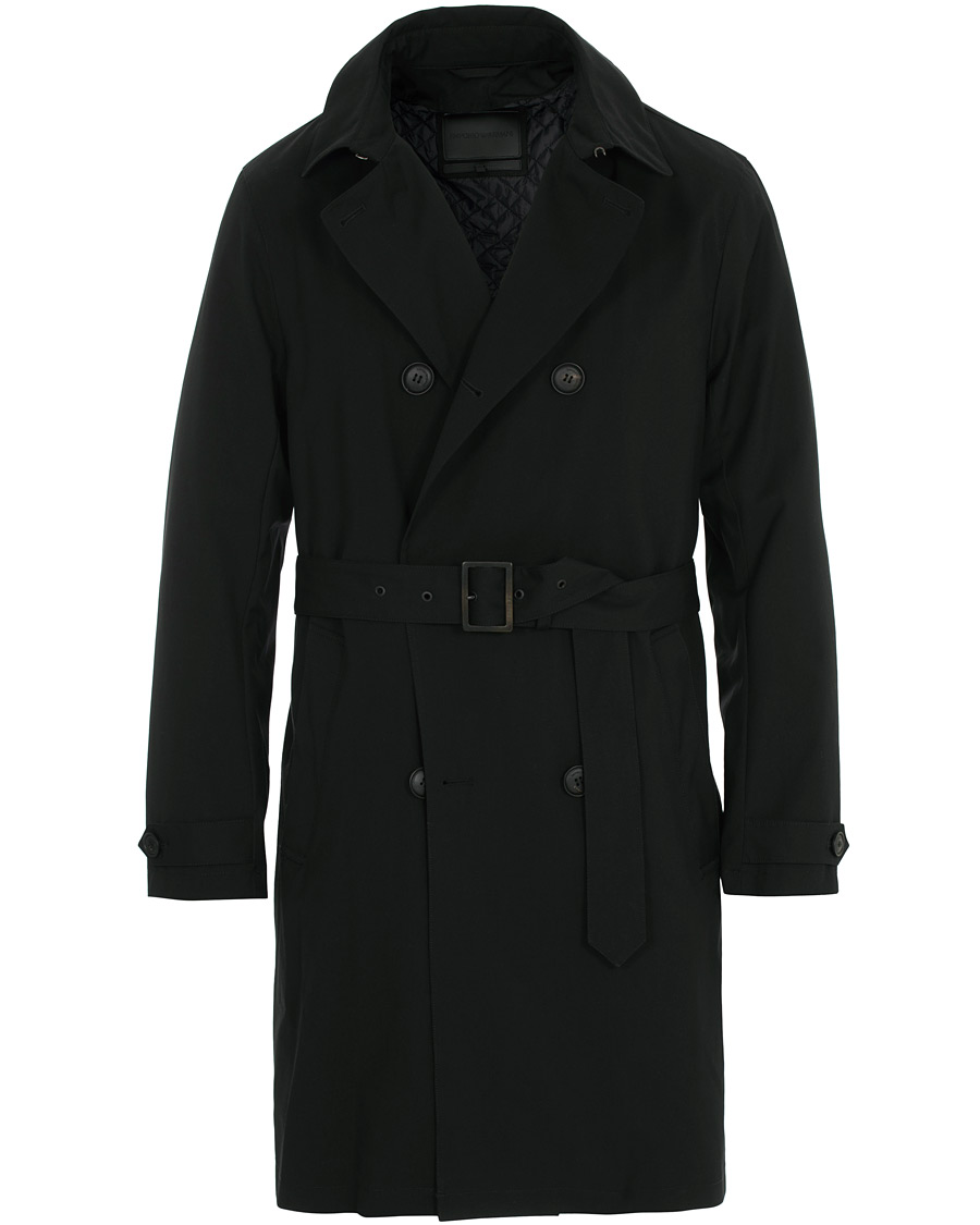 Herr | Jackor | Emporio Armani | Trenchcoat Black