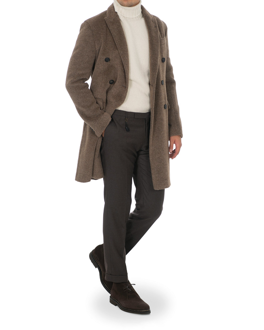 Herr | Jackor | Emporio Armani | Alpaca Coat Brown