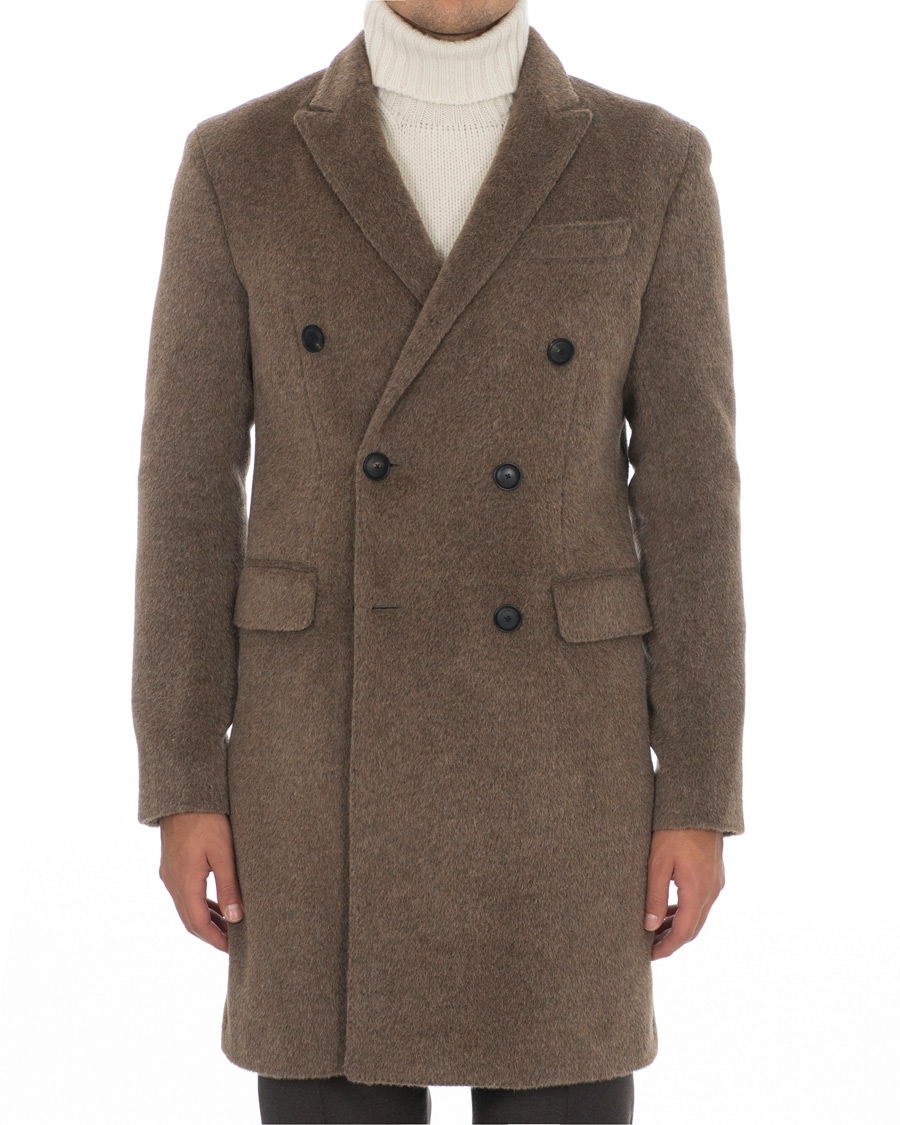Herr | Jackor | Emporio Armani | Alpaca Coat Brown