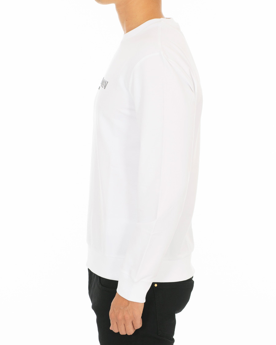 Herr | Tröjor | Emporio Armani | Logo Crew Neck Sweatshirt White