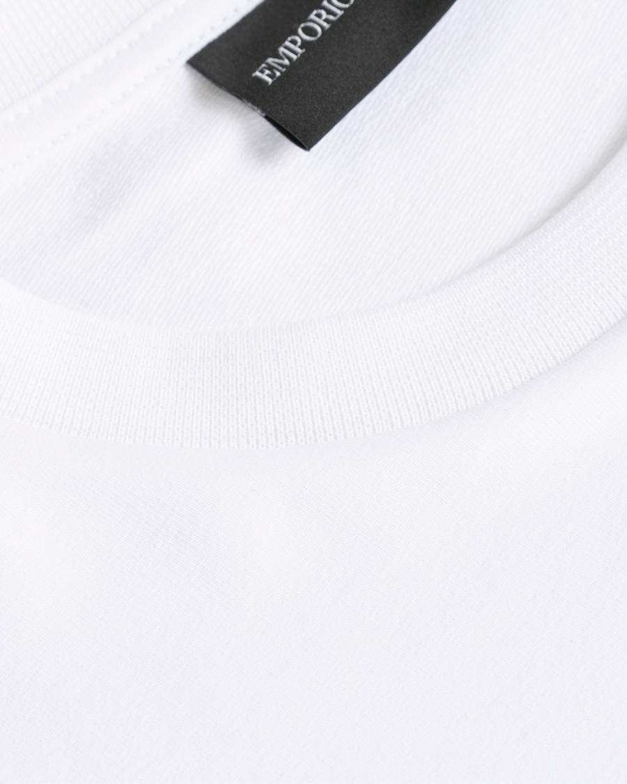 Herr | Tröjor | Emporio Armani | Logo Crew Neck Sweatshirt White