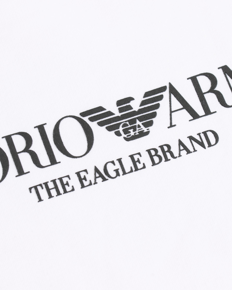 Herr | Tröjor | Emporio Armani | Logo Crew Neck Sweatshirt White