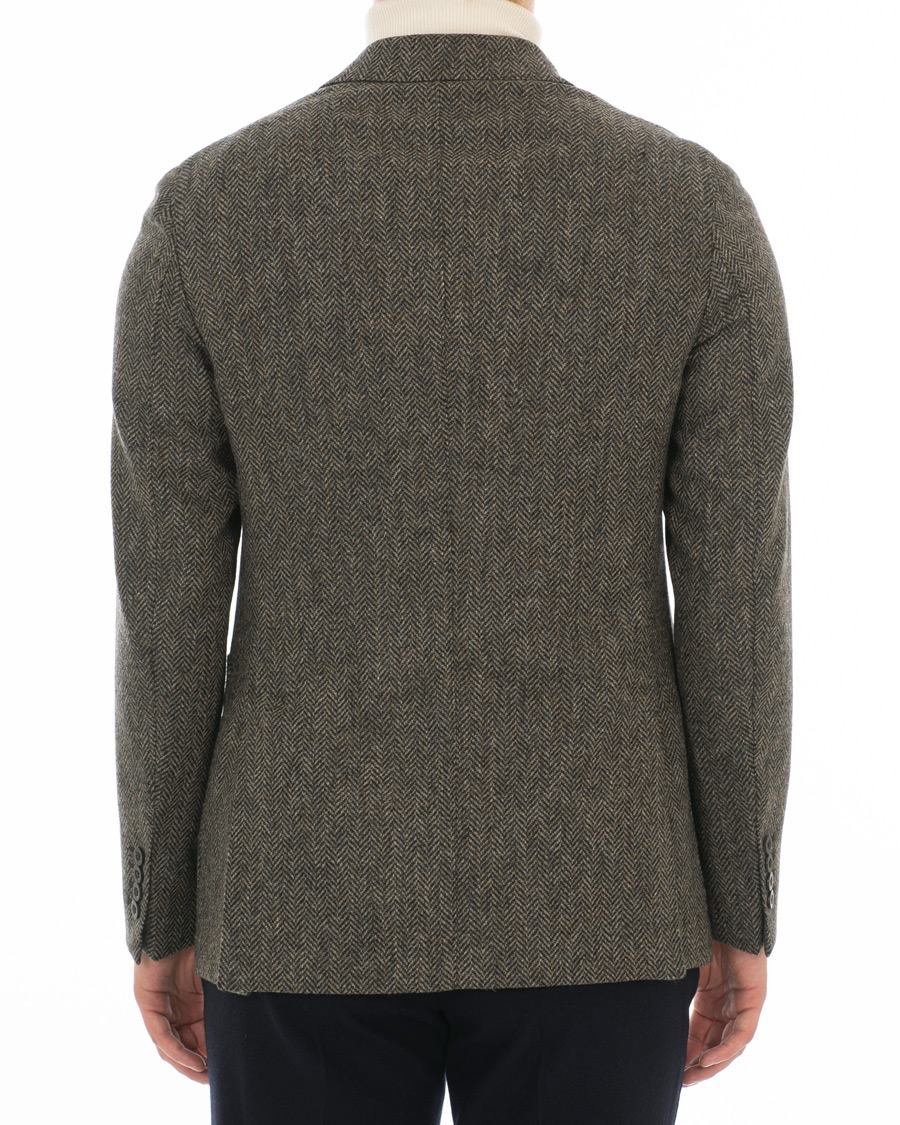 Herr | Kavajer | The Gigi | Herringbone Tweed Blazer Grey