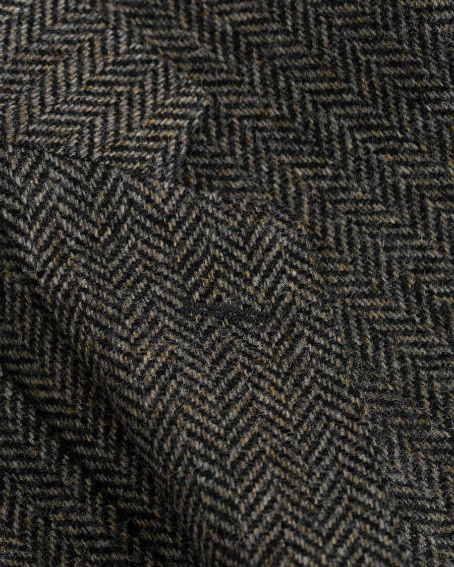 Herr | Kavajer | The Gigi | Herringbone Tweed Blazer Grey