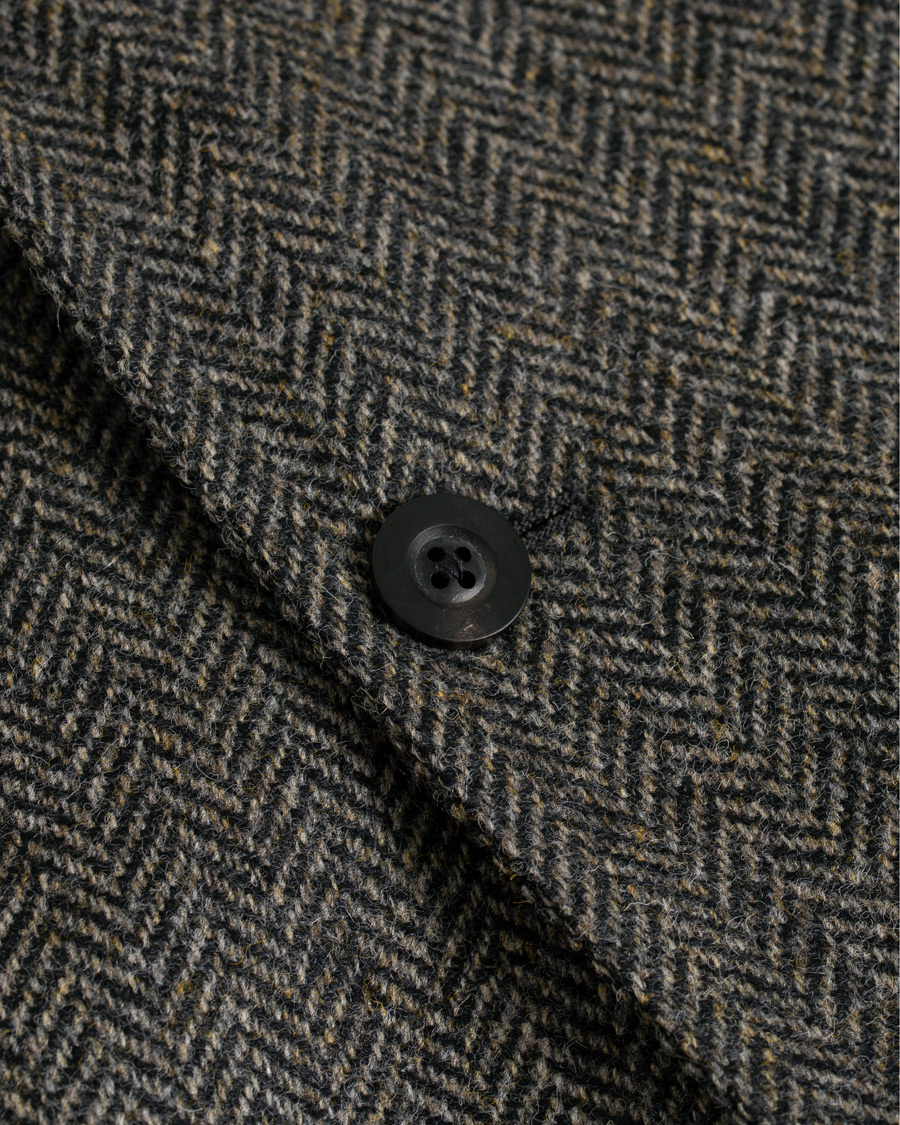Herr | Kavajer | The Gigi | Herringbone Tweed Blazer Grey