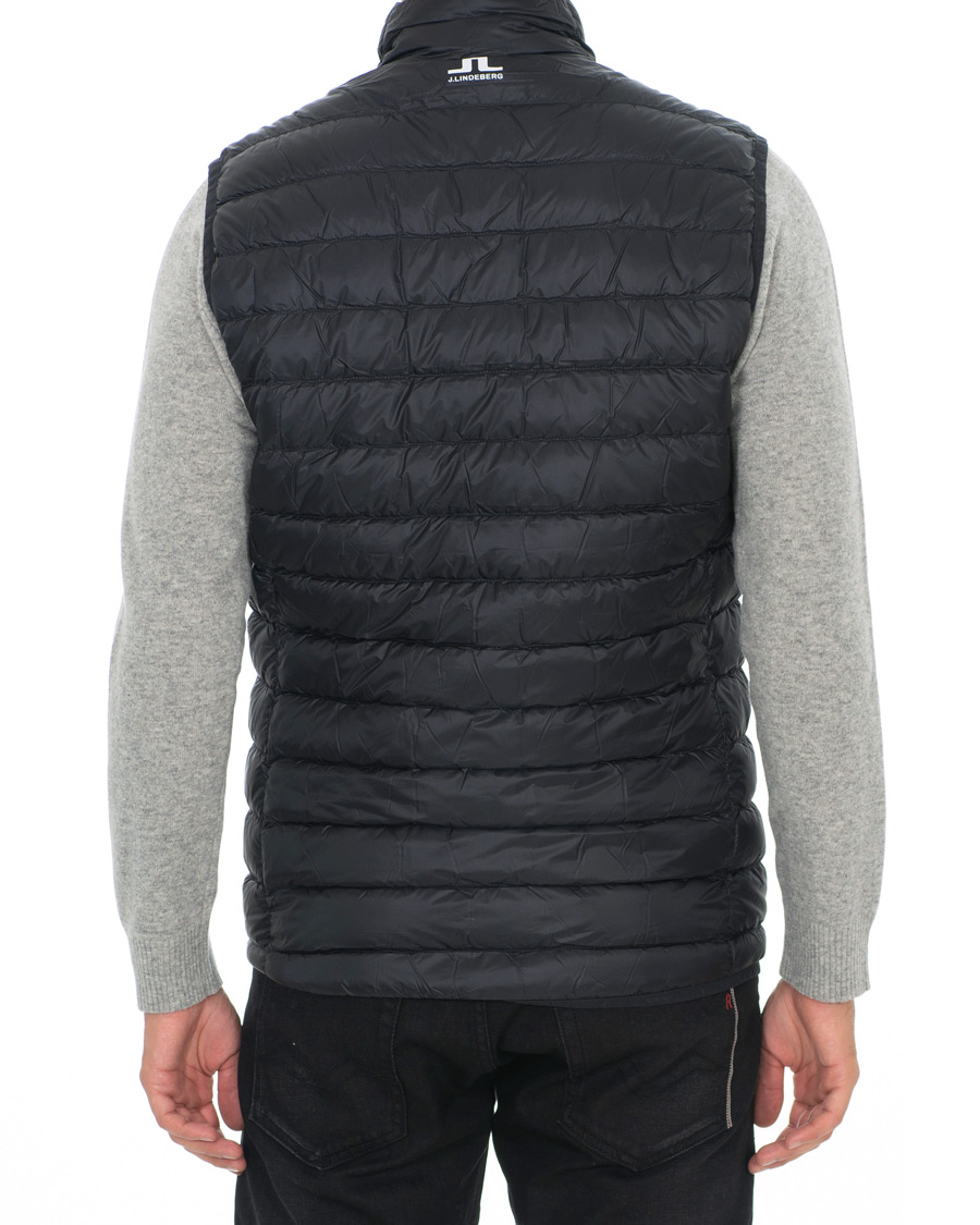 Herr | Jackor | J.Lindeberg | Lightweight Down Vest Black