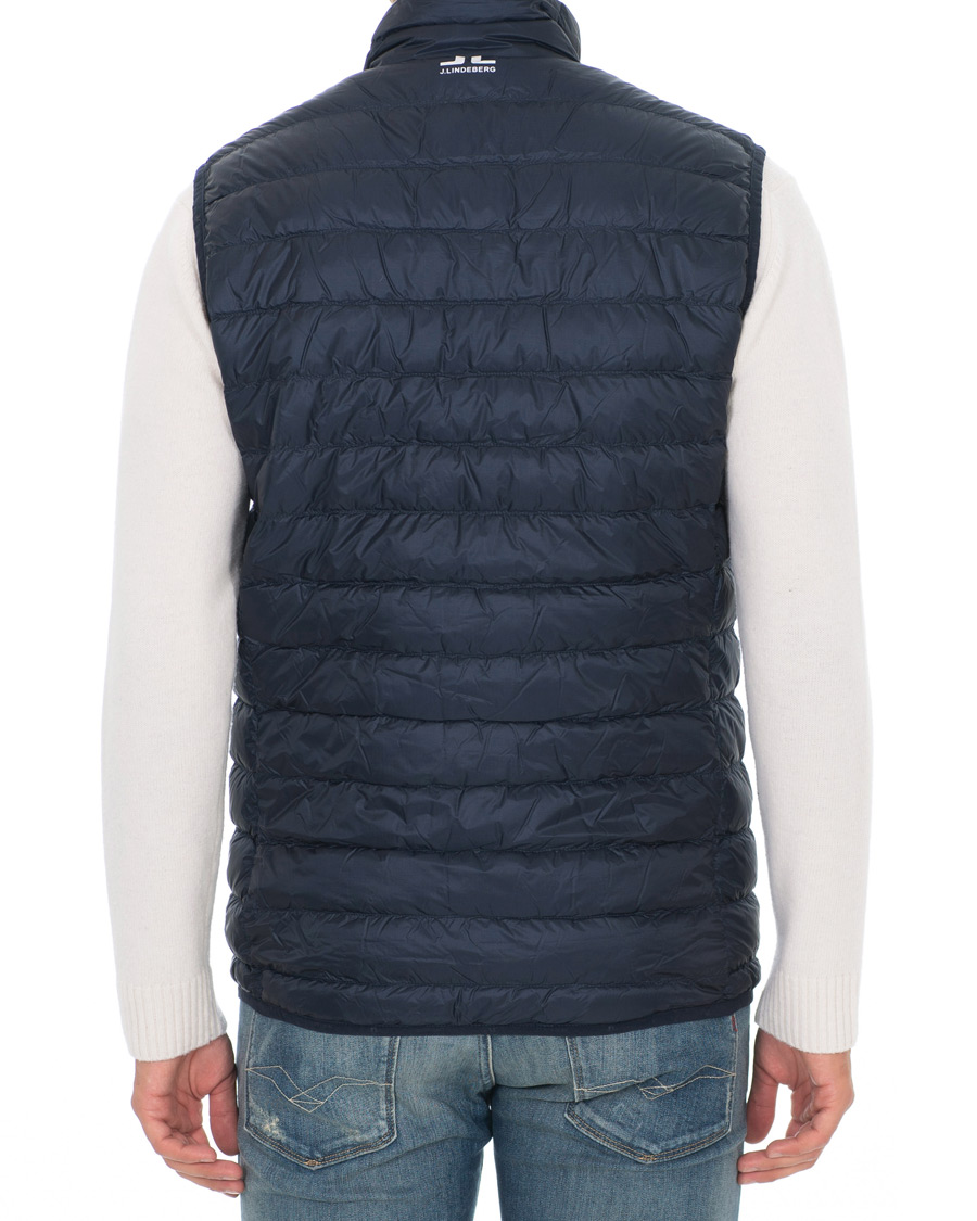 Herr | Jackor | J.Lindeberg | Lightweight Down Vest Navy