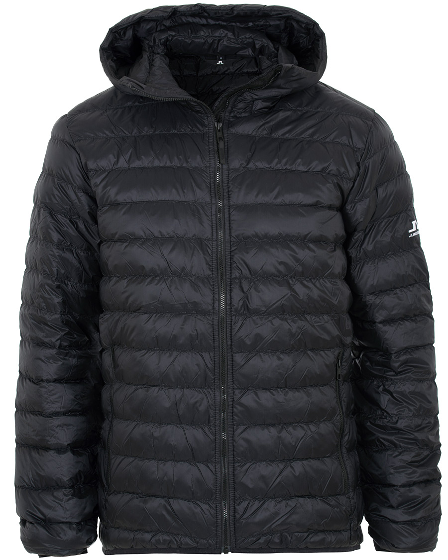 Herr | Jackor | J.Lindeberg | Lightweight Down Hooded Jacket Black