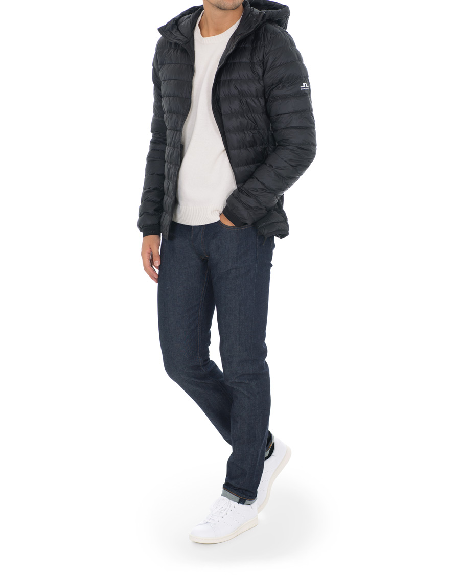 Herr | Jackor | J.Lindeberg | Lightweight Down Hooded Jacket Black