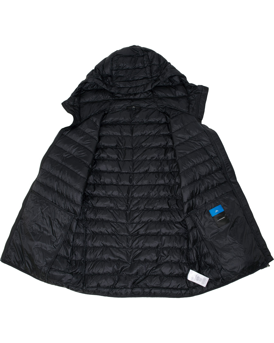 Herr | Jackor | J.Lindeberg | Lightweight Down Hooded Jacket Black