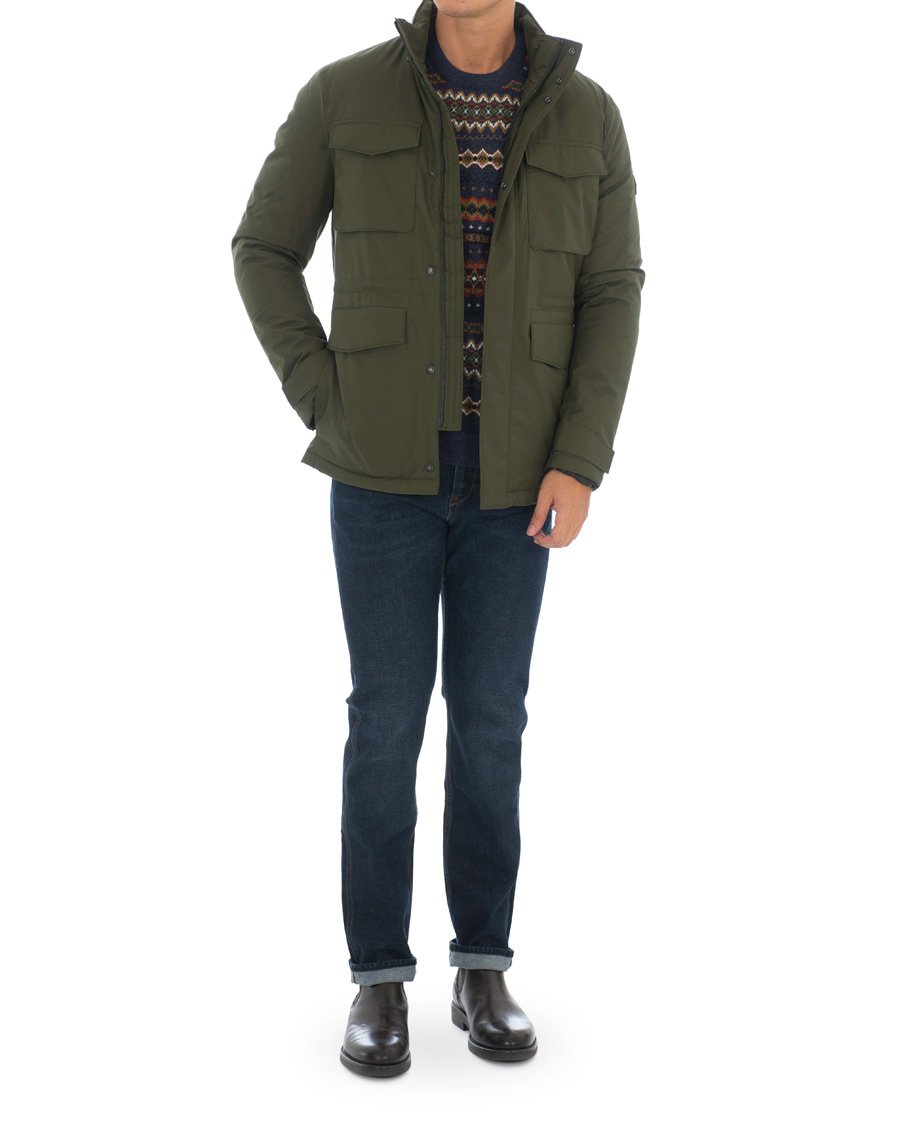 Herr | Jackor | J.Lindeberg | Tracher Tech Field Jacket Green