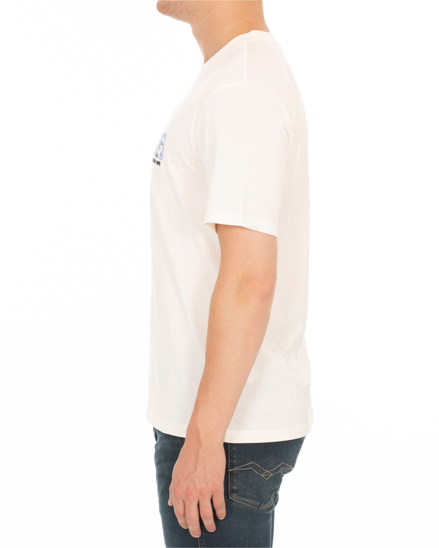 Herr | T-Shirts | J.Lindeberg | Jordan Printed Crew Neck Tee Off White
