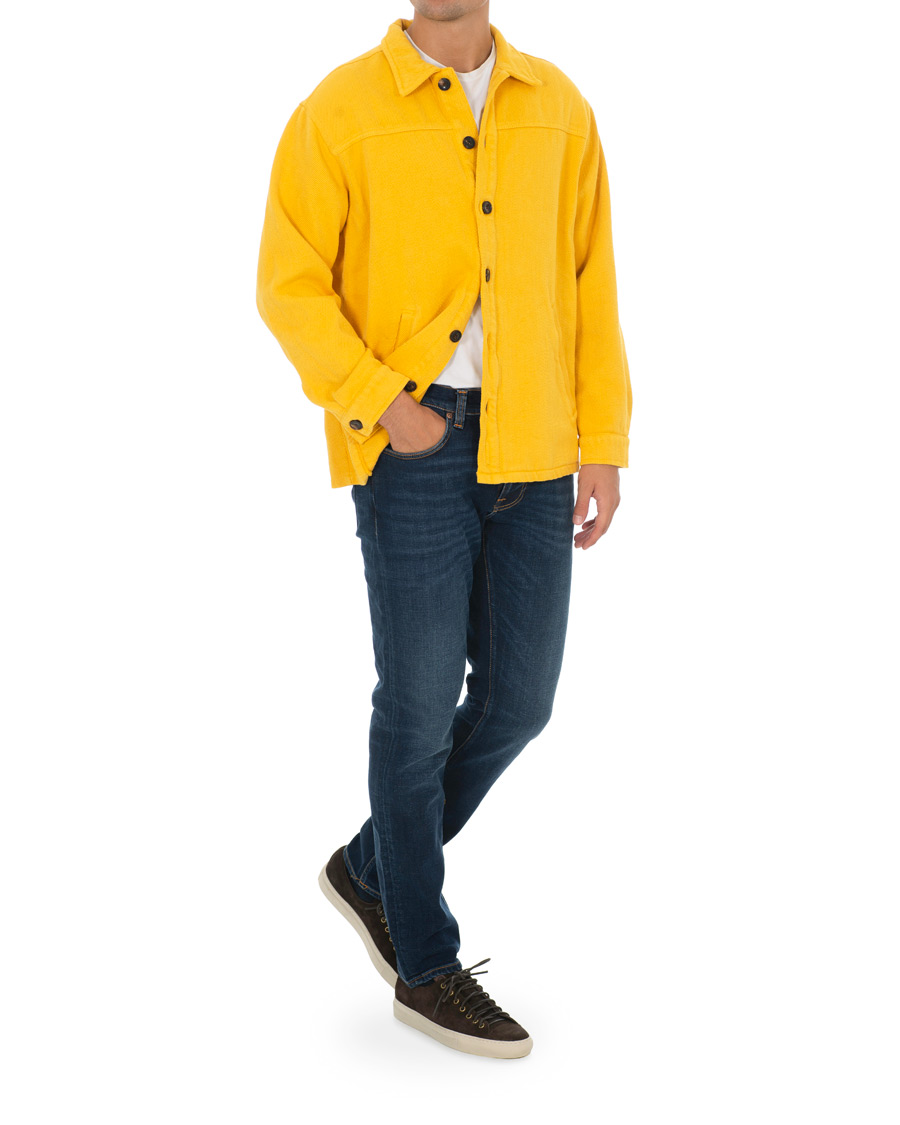 Herr | Skjortor | Nudie Jeans | Elias Twill Overshirt Dandelion