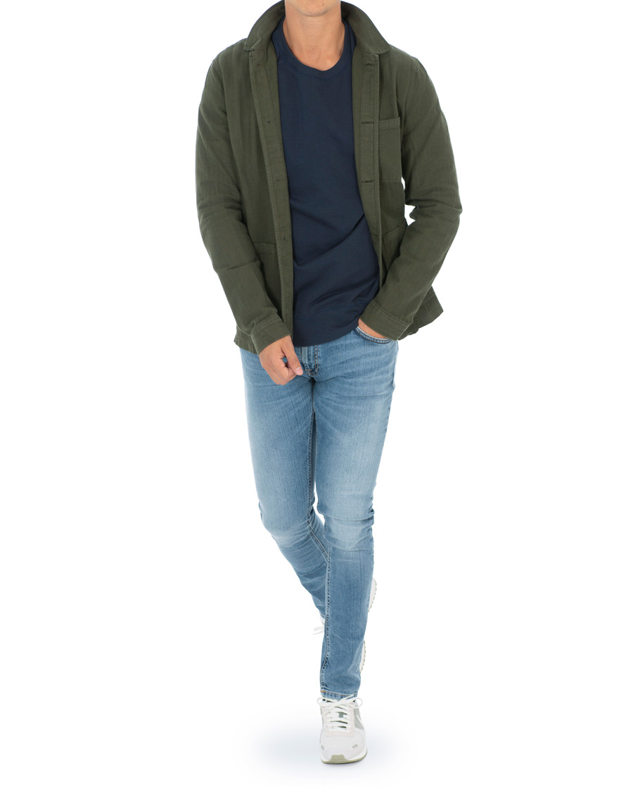 Herr | Jeans | Nudie Jeans | Skinny Lin Organic Jeans Isola Blue