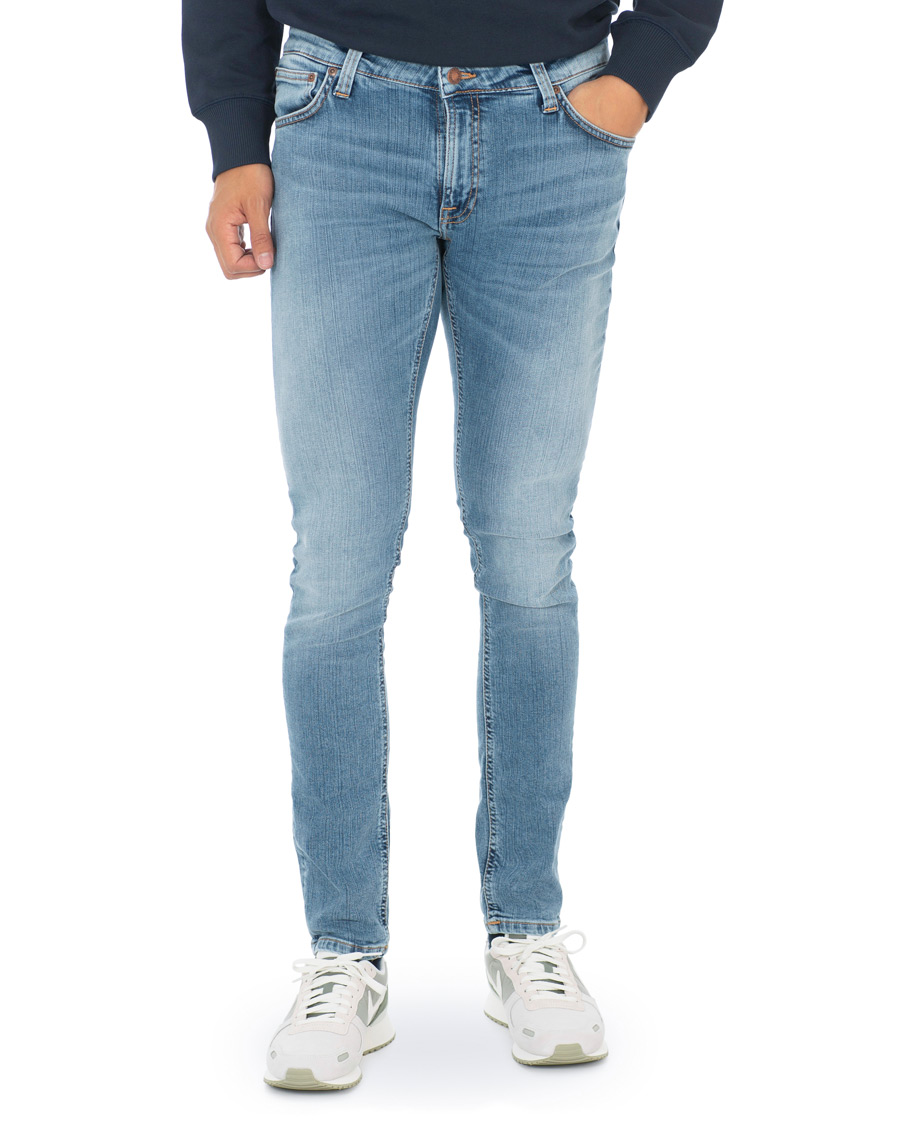 Herr | Jeans | Nudie Jeans | Skinny Lin Organic Jeans Isola Blue