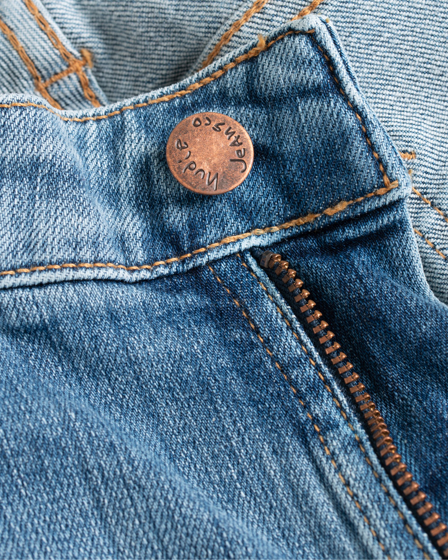 Herr | Jeans | Nudie Jeans | Skinny Lin Organic Jeans Isola Blue