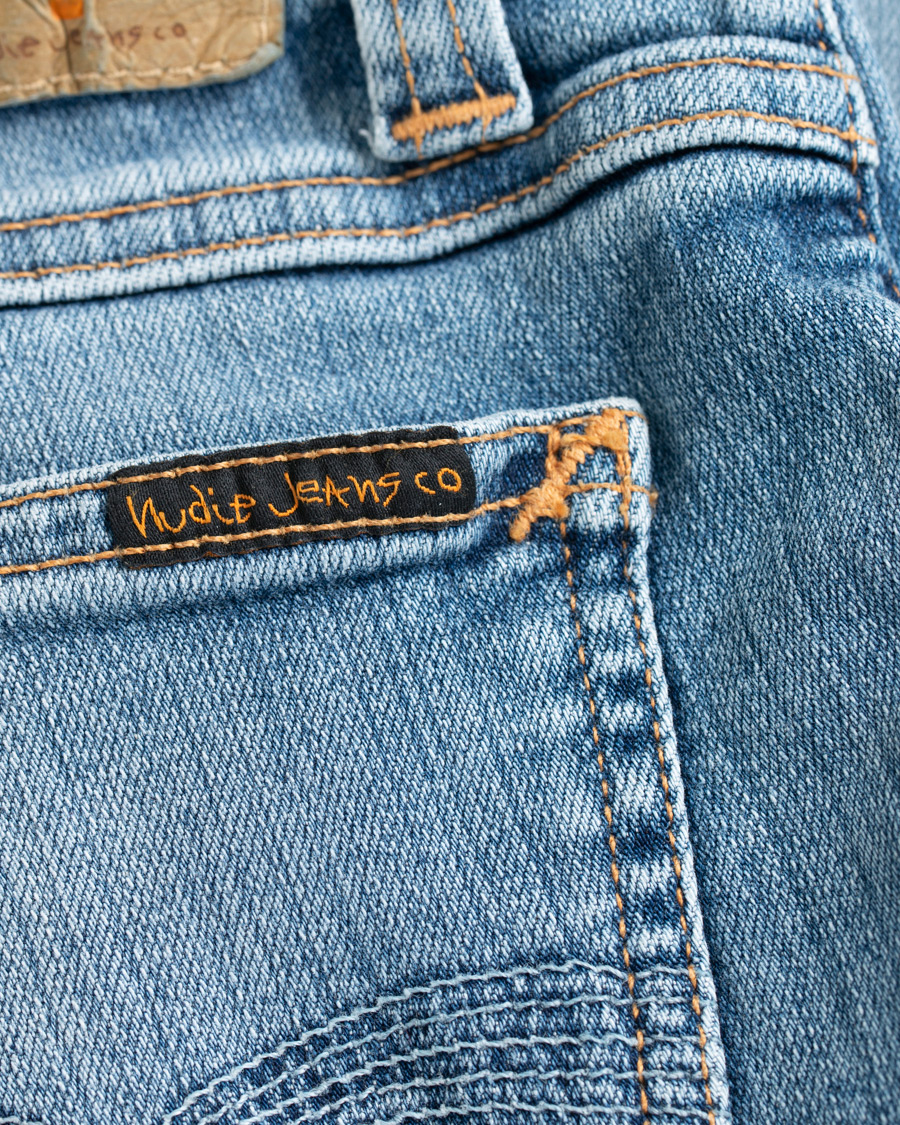 Herr | Jeans | Nudie Jeans | Skinny Lin Organic Jeans Isola Blue