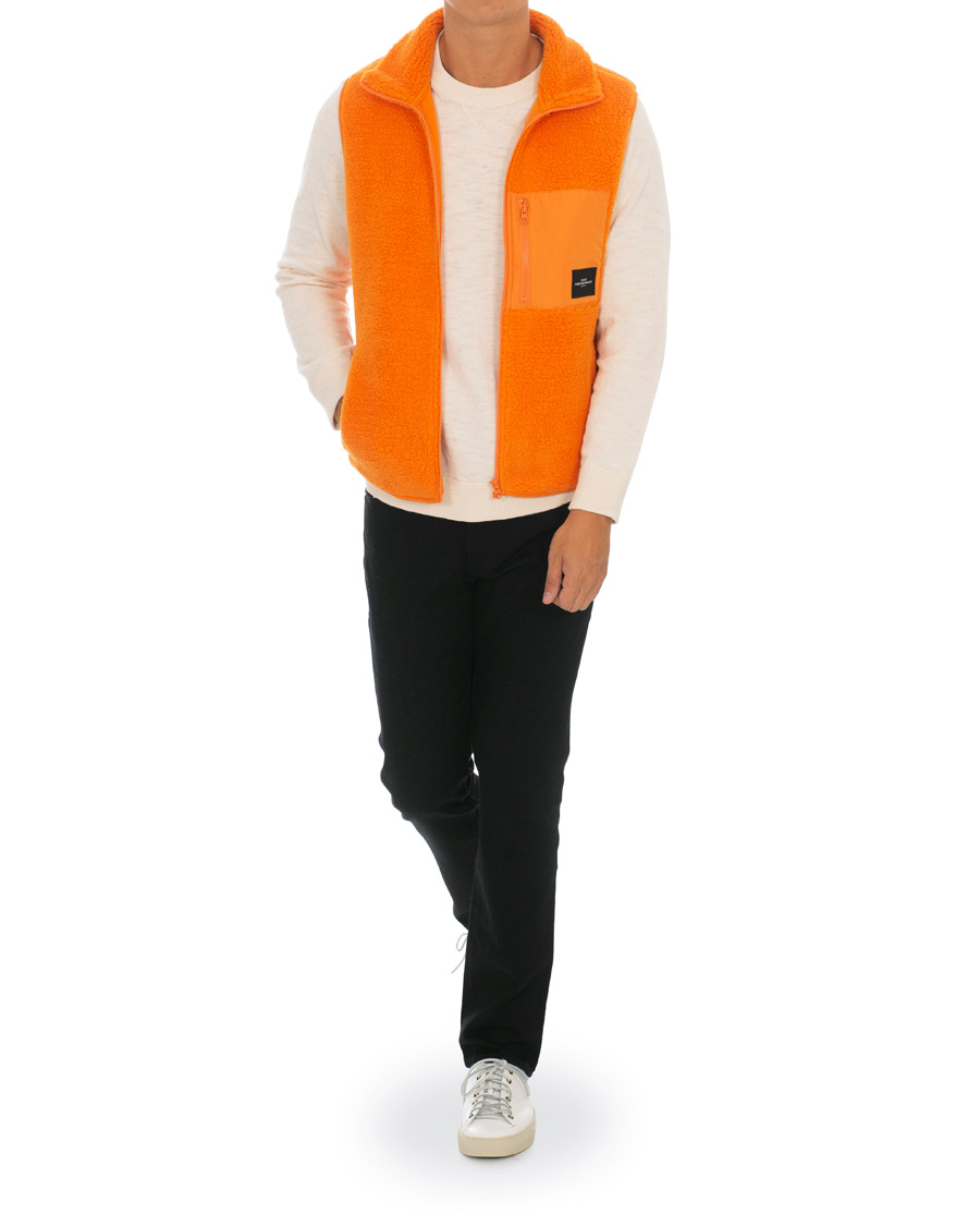 Herr | Jackor | Peak Performance | Fleece Vest Orange