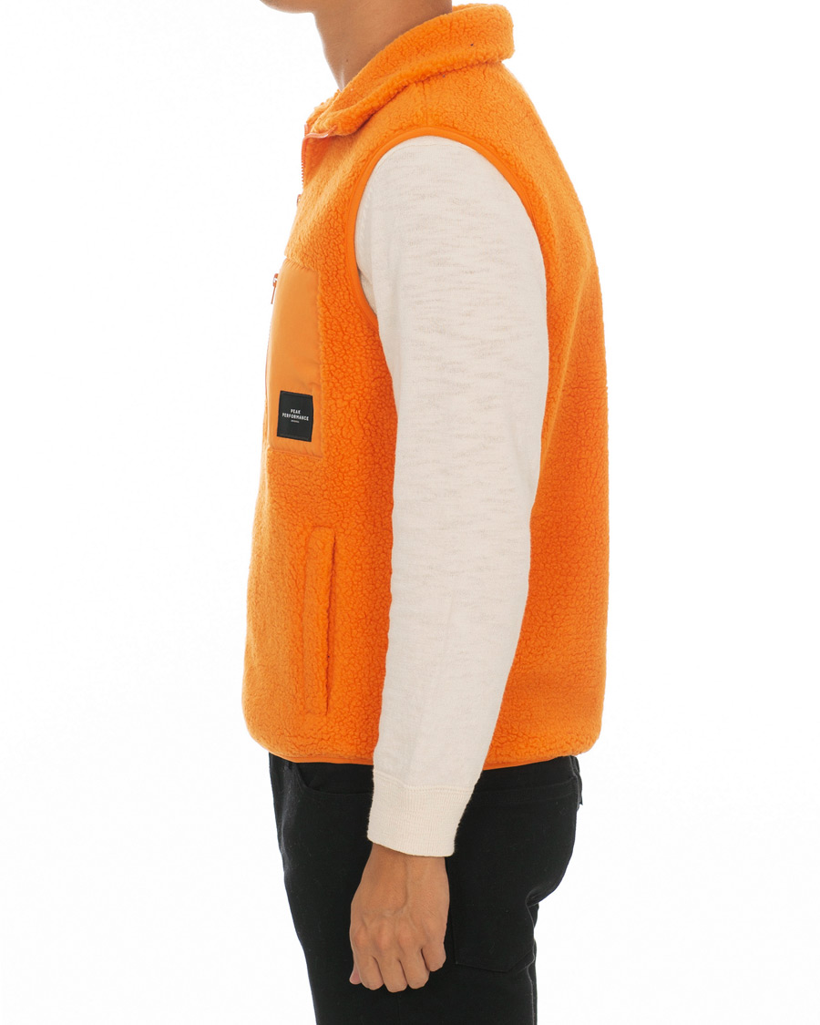 Herr | Jackor | Peak Performance | Fleece Vest Orange