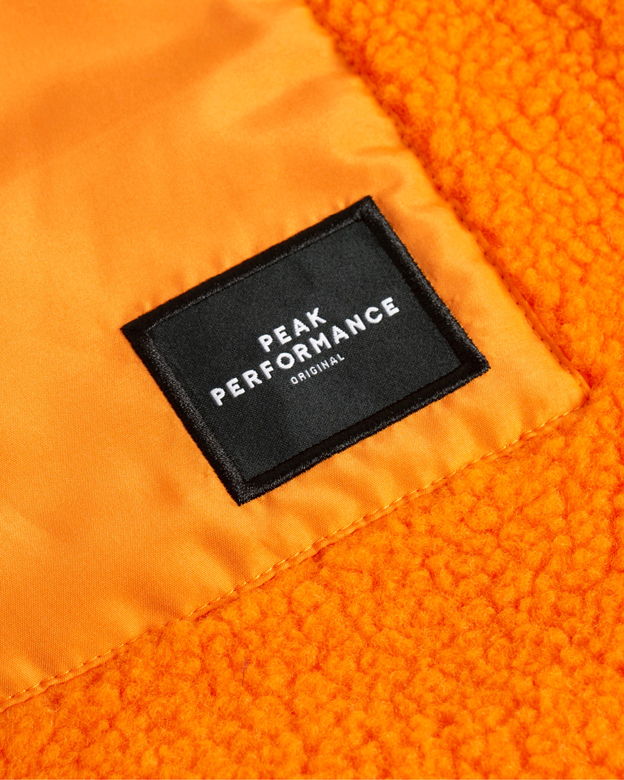 Herr | Jackor | Peak Performance | Fleece Vest Orange