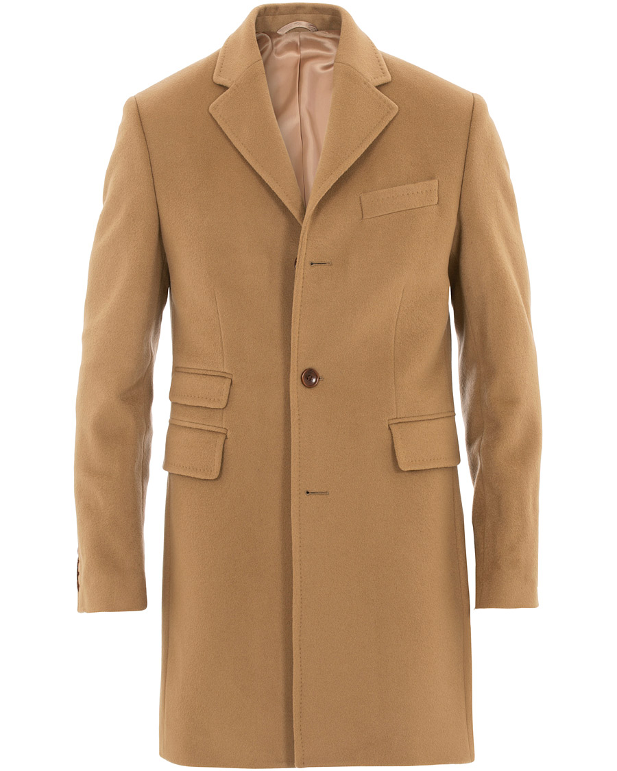 Herr | Jackor | Morris | Wesley Wool/Cashmere Coat Beige