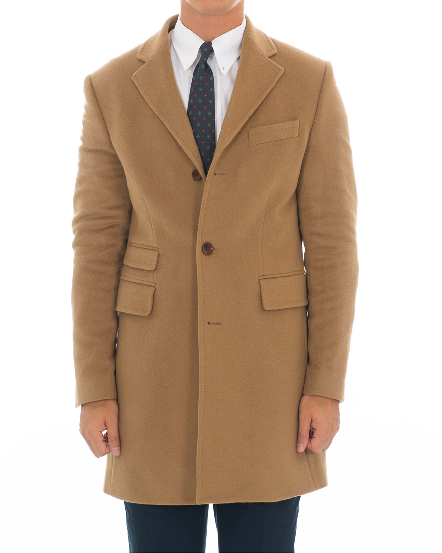 Herr | Jackor | Morris | Wesley Wool/Cashmere Coat Beige
