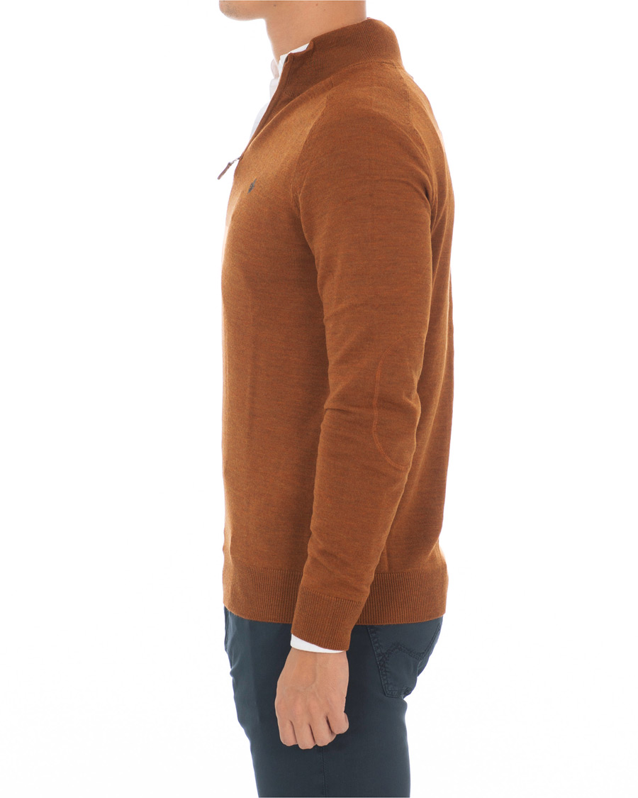 Herr | Tröjor | Morris | John Merino Half Zip Camel