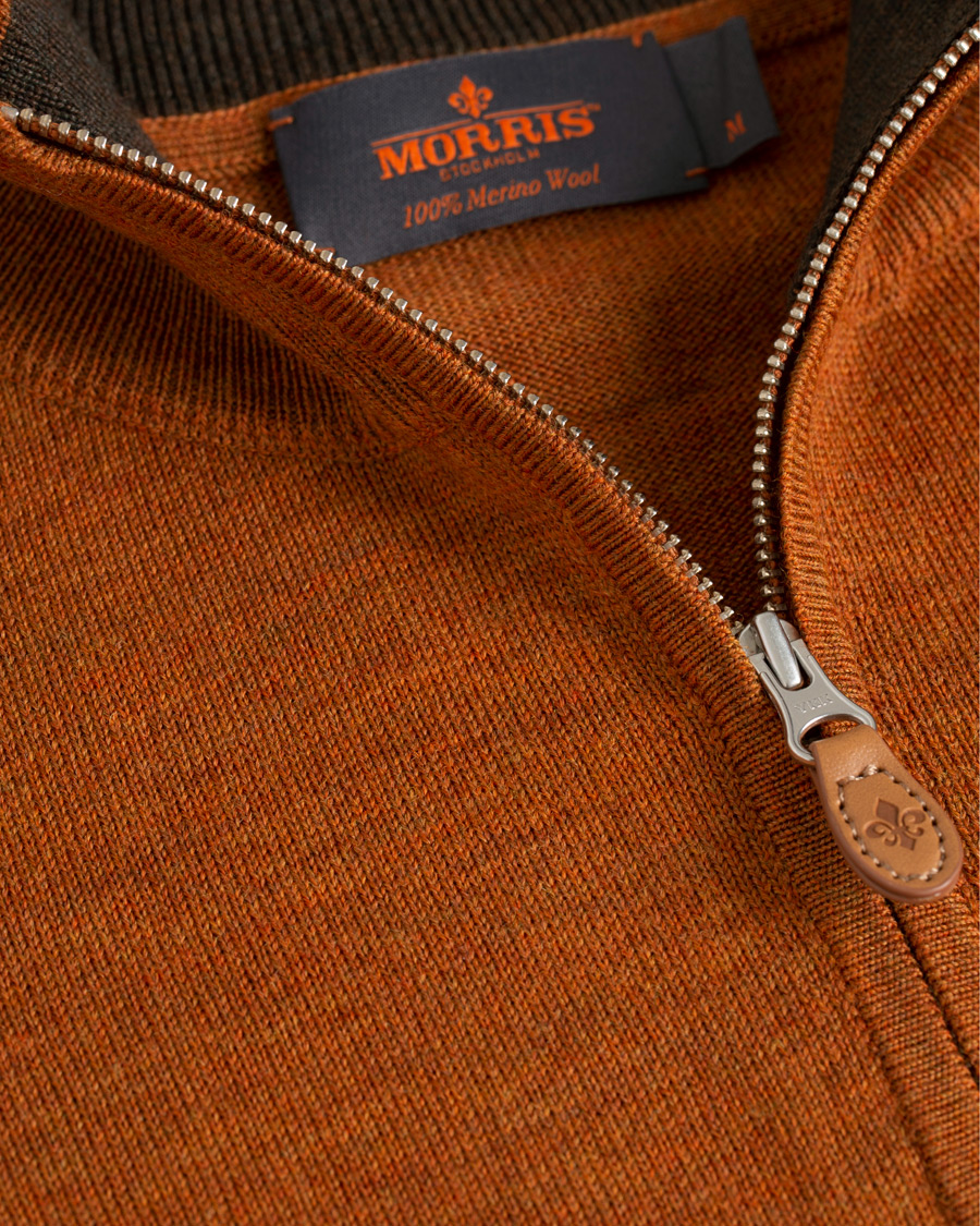 Herr | Tröjor | Morris | John Merino Half Zip Camel