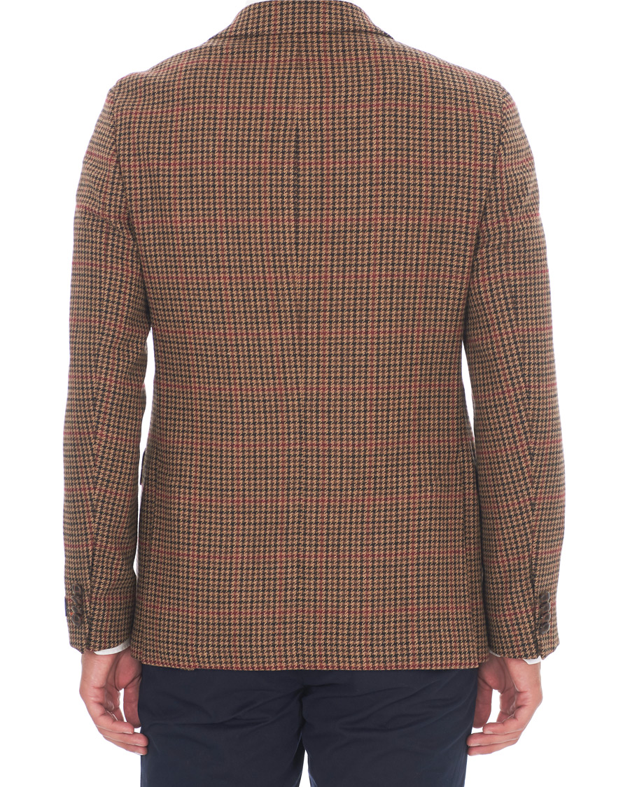Herr | Kavajer | Morris | Strafford Tweed Check Blazer Brown