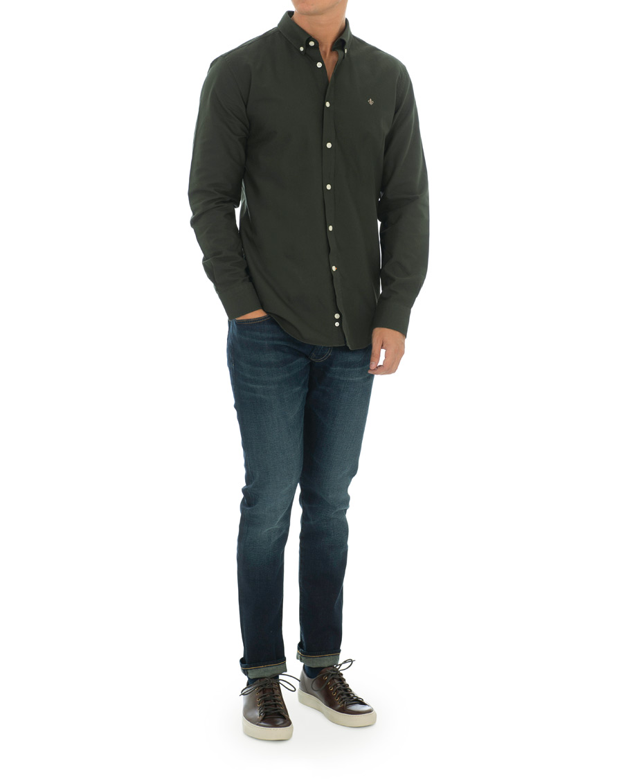 Herr | Skjortor | Morris | Douglas Oxford Shirt Olive