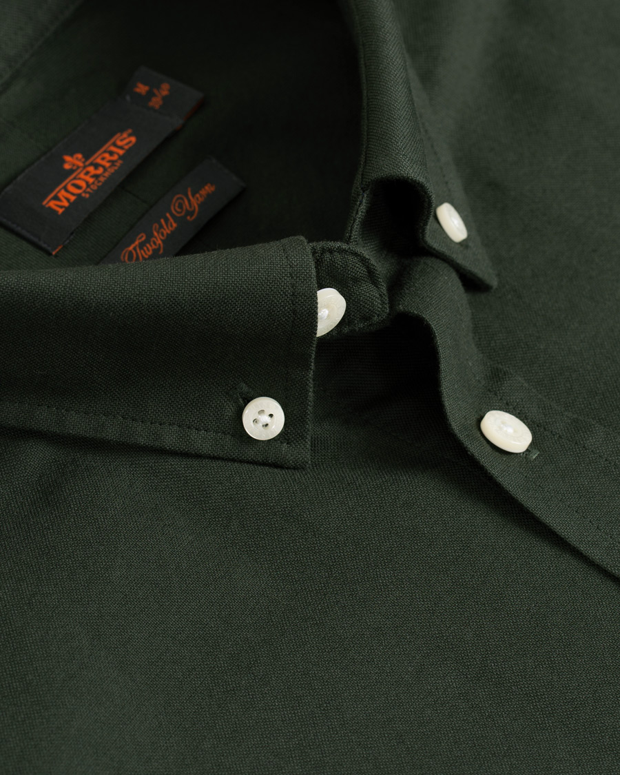 Herr | Skjortor | Morris | Douglas Oxford Shirt Olive