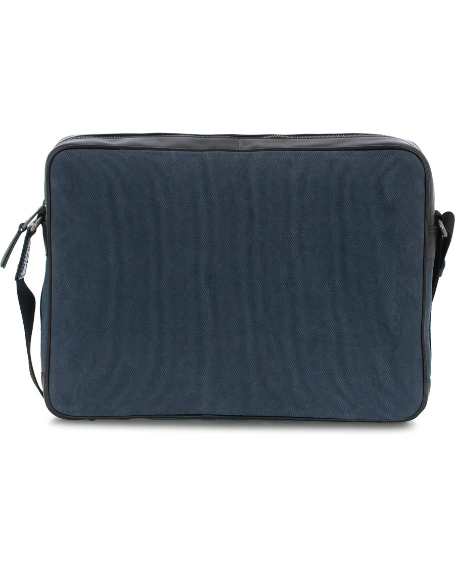 Herr | Morris Donovan Canvas Computer Bag Navy/black | Morris | Donovan Canvas Computer Bag Navy/black