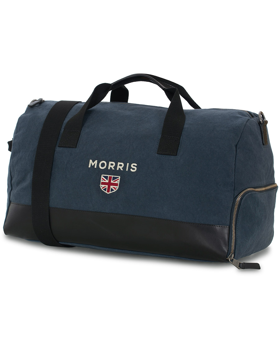 Herr | Morris Miller Canvas Weekendbag Navy/black | Morris | Miller Canvas Weekendbag Navy/black