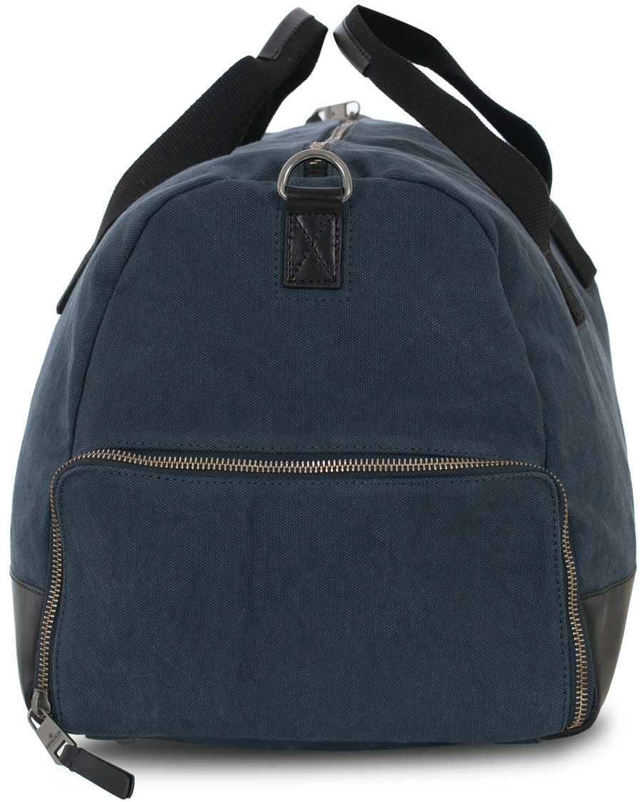 Herr | Morris Miller Canvas Weekendbag Navy/black | Morris | Miller Canvas Weekendbag Navy/black