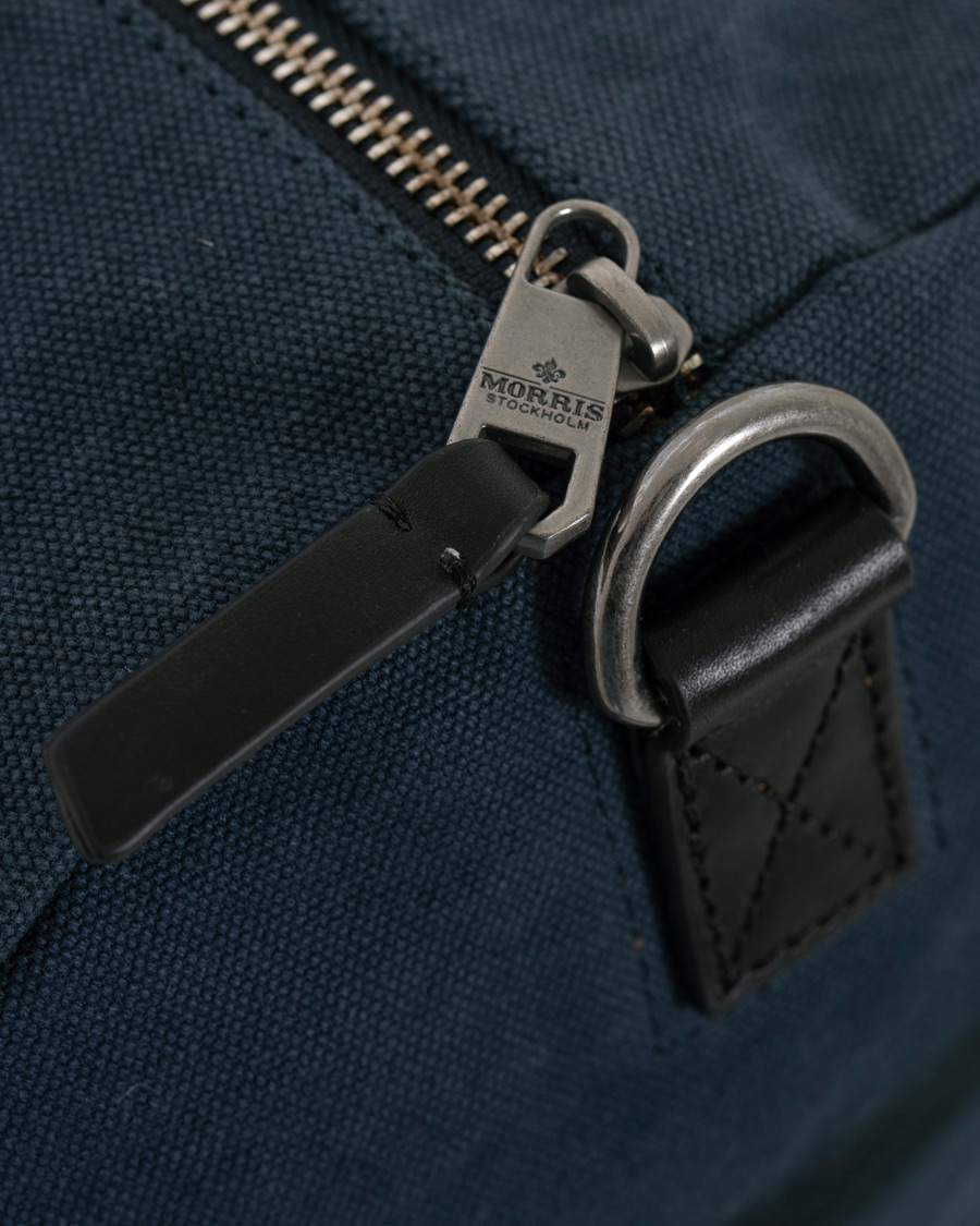 Herr | Morris Miller Canvas Weekendbag Navy/black | Morris | Miller Canvas Weekendbag Navy/black