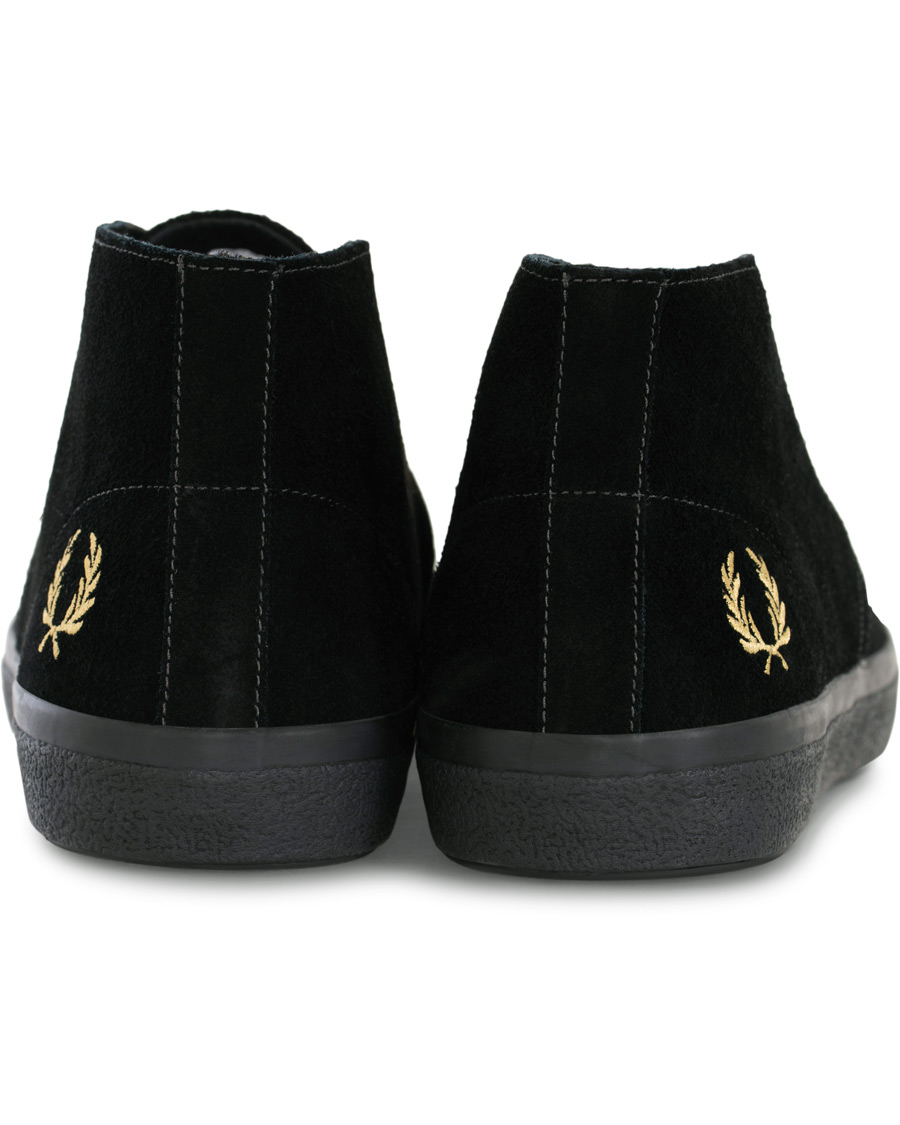 Herr | Fred Perry Portwood Suede Chukka Sneaker Black/Champagne | Fred Perry | Portwood Suede Chukka Sneaker Black/Champagne