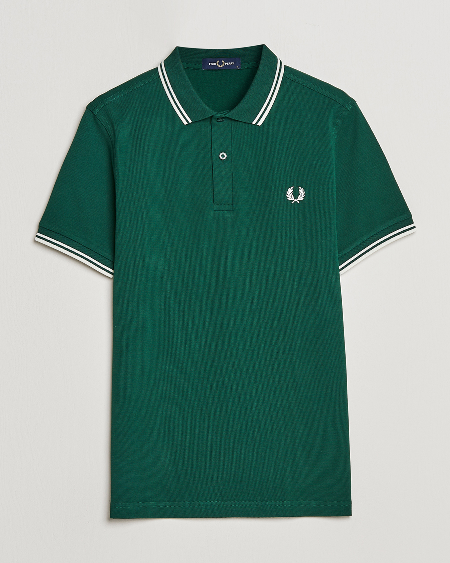 Herr |  | Fred Perry | Polo Twin Tip Ivy/Snow White